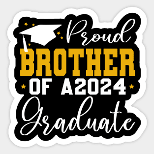 Senior Proud brother of a Class of 2024 Graduate Sticker